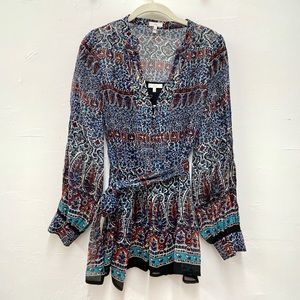 Joie silk paisley blouse
